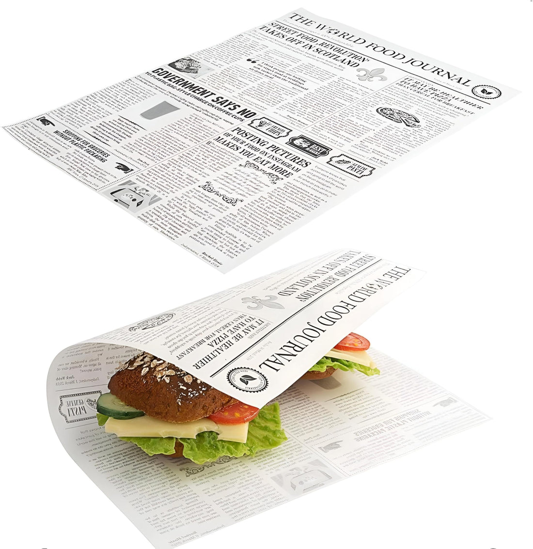 High quality thermal paper designed for bread, cakes and pastries, ensuring a style of serving and perfect for sandwich rolling.