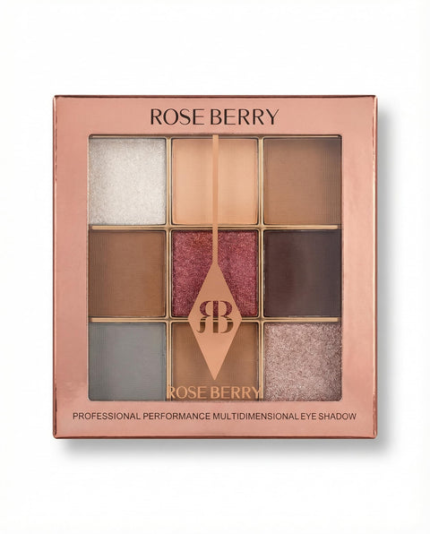 Rose Berry Professional Performance Multidimensional Eye Shadow Palette, B