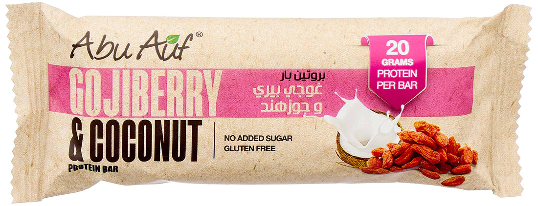 Abu Auf Goji Berry and Coconut Protein Bar, 70 gm