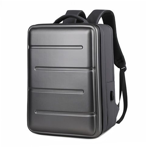 Rahala Hard Shell Backpack 32L, Waterproof 15.6-Inch Laptop Bag with USB Port, TSA Lock, Multi-Compartment Lightweight Backpack for Men & Women, Perfect for Office, School, and Travel – RAL969 - BlACK