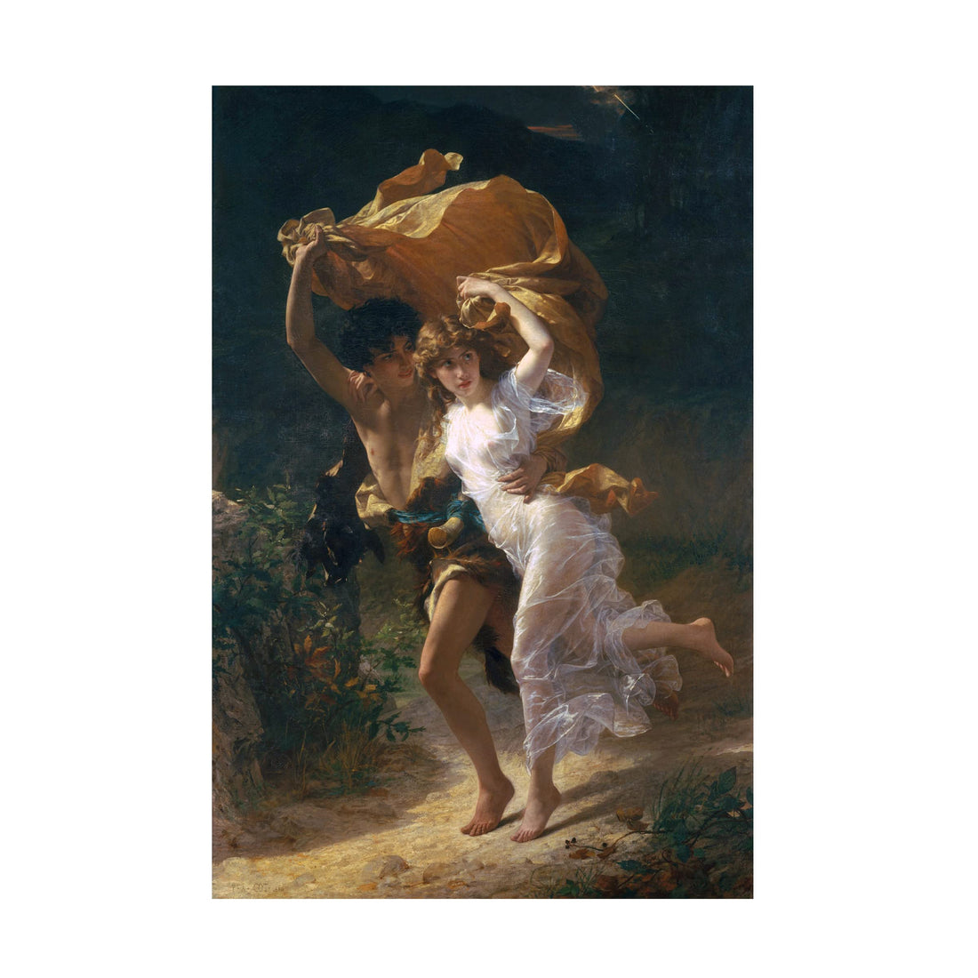 Trademark Fine Art 'The Storm 1880' Canvas Art by Pierre Auguste Cot