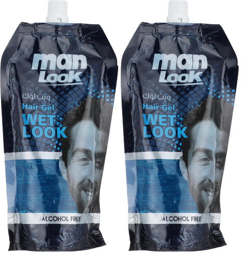 Man Look hair Gel Weet Look-250 g (Pack of 2)