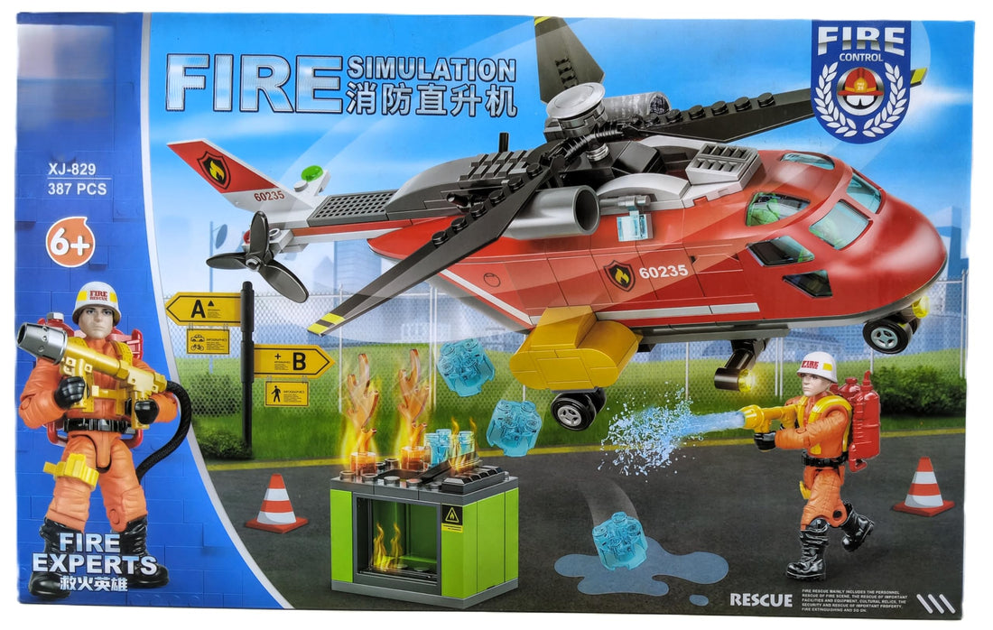 Building blocks Toy, Fire Experts, for kids +6 ages, 387 pcs