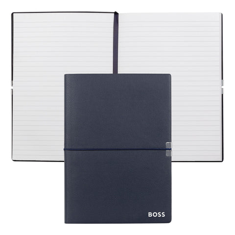 Hugo Boss Notebook A5 Elegance Storyline Navy Lined