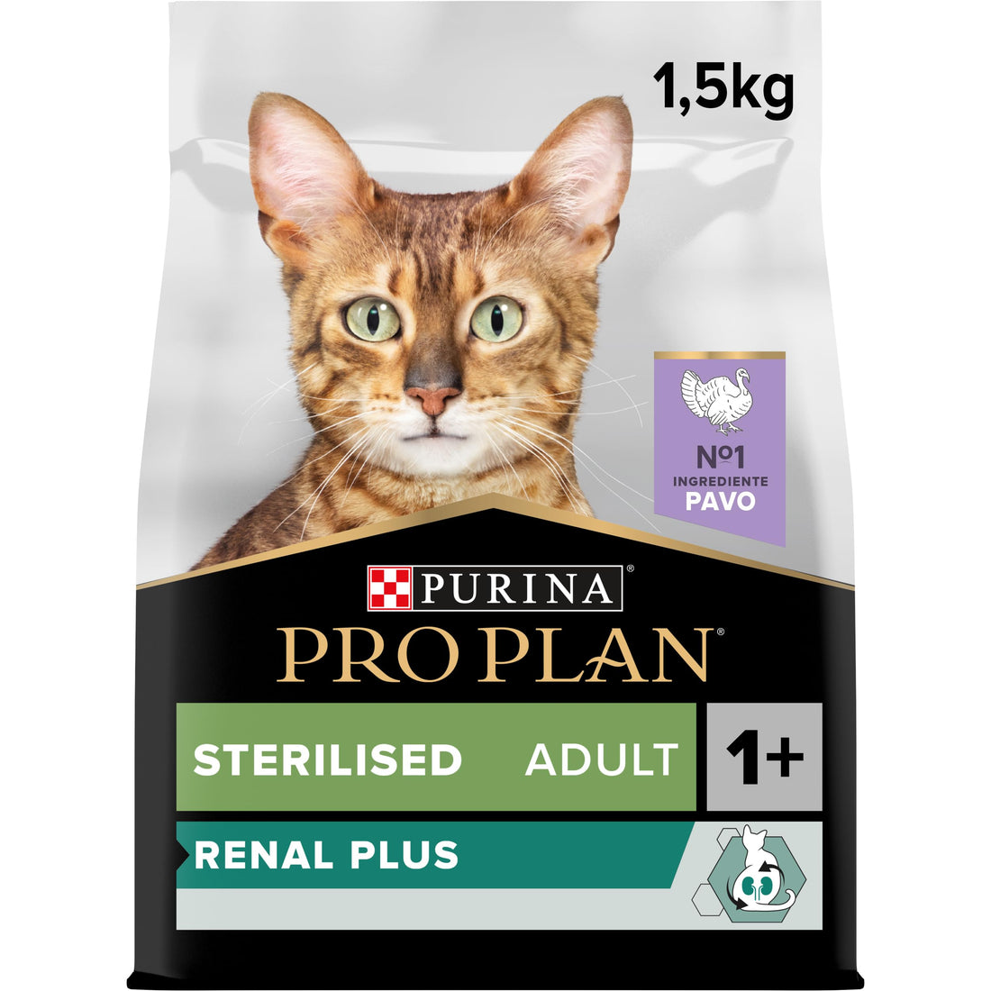 PURINA Pro Plan Proplan Dry Cat Food Sterilised Cat Turkey, Brown, 1.5 Kg, 12369074