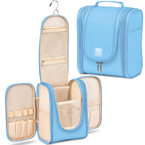BOACAY Hanging Travel Toiletry Bag for Women & Men, Makeup Bag, Shower Bag