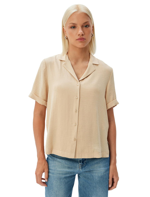 KOTON Womens Short Sleeve Blouse Modern