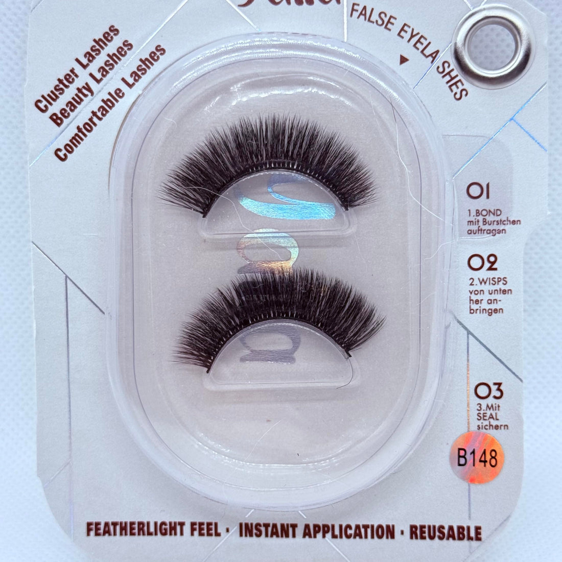 Faux mink lashes - One piece - 12 different shape - Natural and Glam look (B148)