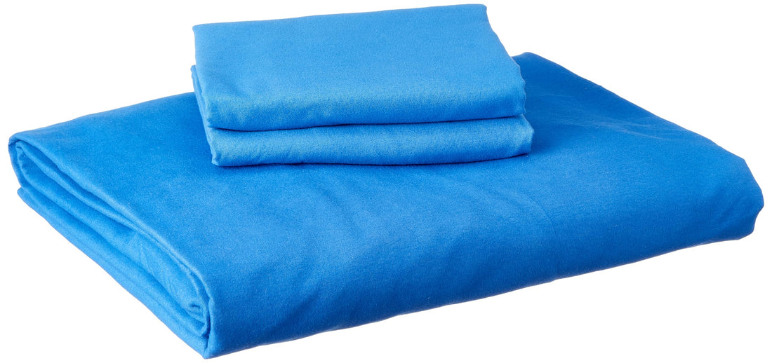 Snooze, Fitted bed sheet set 3Pcs, 180*200 cm, Blue