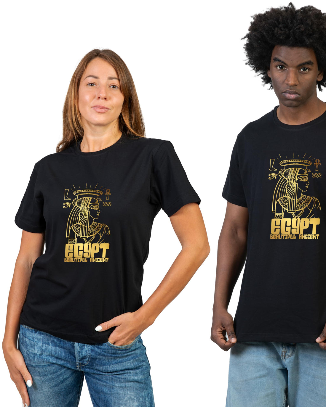 Wilo Cleopatra T-Shirt for Unisex, Short Sleeve, Round Neck, Regular Fit