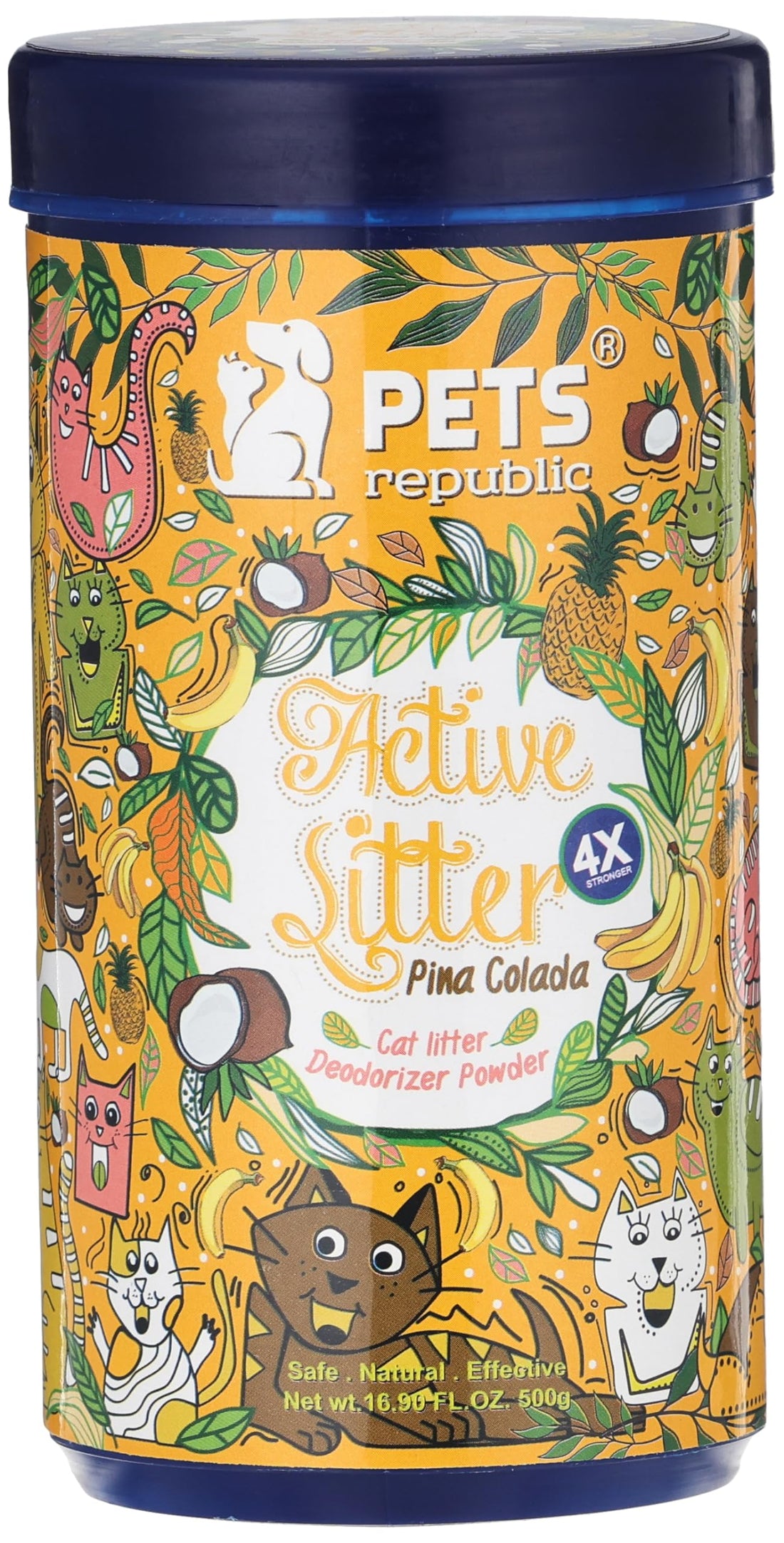 Active Cat Litter Deodorizer Powder Pina Colada 500ml
