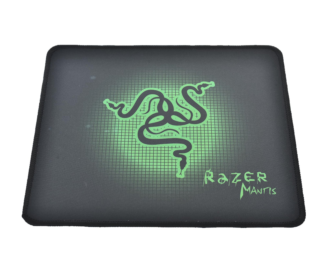 Generic Rubber LKSM-X88 Speed Surface Mouse Pad Its Works Great with All Mouse Sensor With Stitched Edges For Gaming 30x25 CM - Black Green