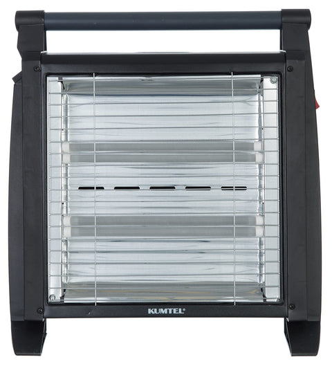 Kumetal Halogen Heater 1800 Watt, Black
