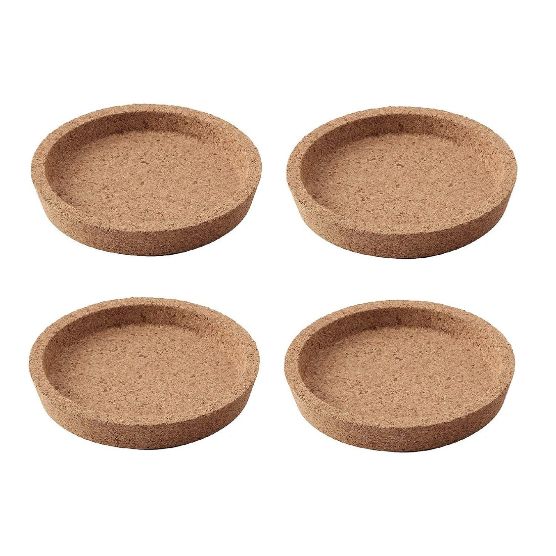 Digital Shoppy 365+ Coaster, Cork, 10 cm (4 "), 4 Pack, Cork.