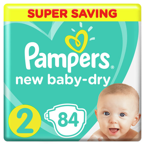 Pampers New Baby Dry- Size 2, 84 Pieces