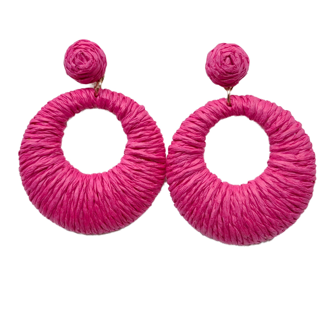 Jewelry Collection - Colorful earrings wrapped in thread in a variety of shades, perfect for expressing creativity and personal style