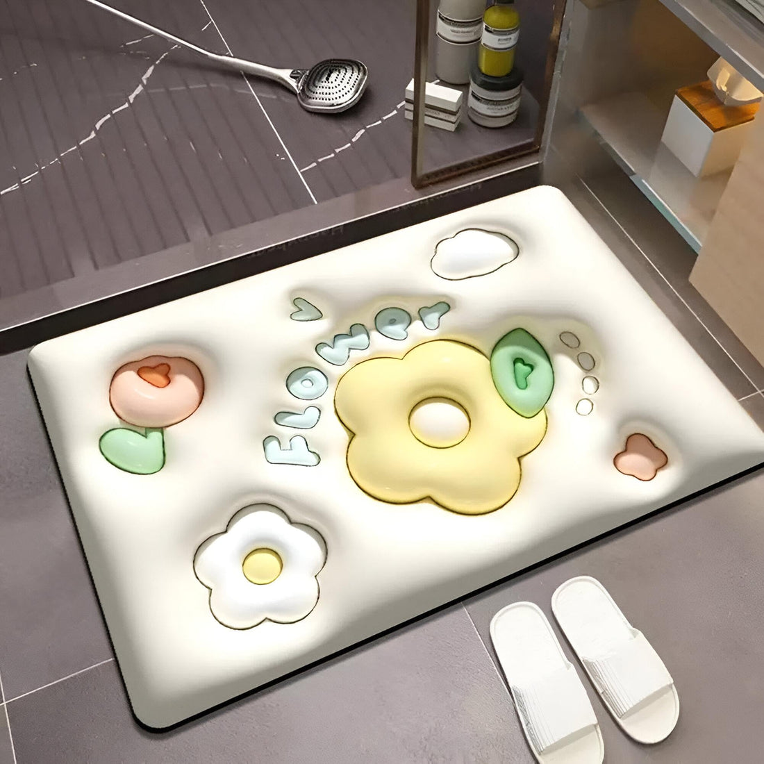 3D Printed Bath Mat Highly Absorbent and Waterproof: Multipurpose Solution for Indoor and Outdoor Spaces