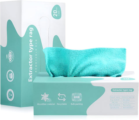 Eco-Friendly Cleaning - 20 Premium Microfiber Cloths and Reusable Wet Wipes for Sustainable and Effective Cleaning Solutions, Perfect for Every Space