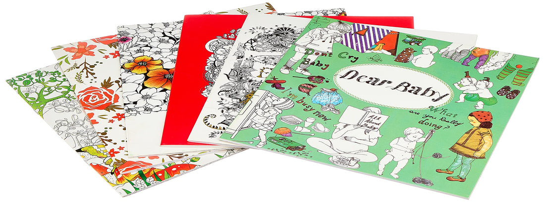 Achievers 6 pcs coloring books