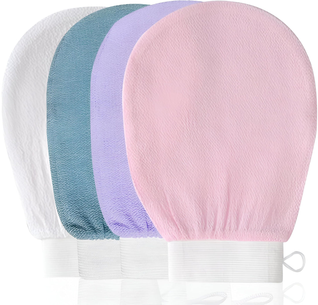 Exfoliating Sponge, Exfoliating Body Mitt, Magic Exfoliating Bath Sponge, Super Soft 3D Exfoliating Bath Sponge for Gentle and Effective Cleaning(3pcs)