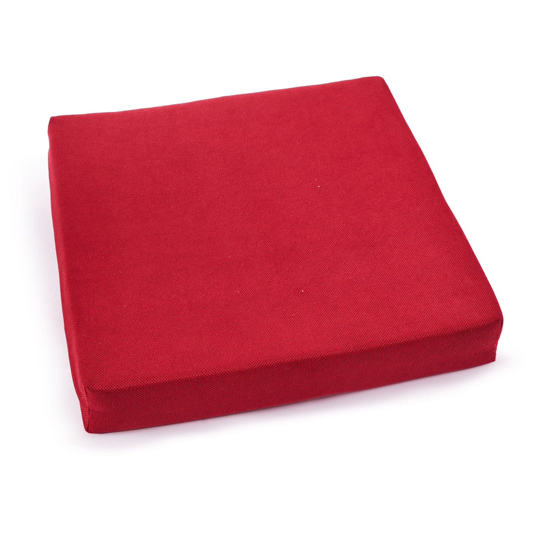 Penguin Square-Shape Cotton Cushion, 8 cm, Red