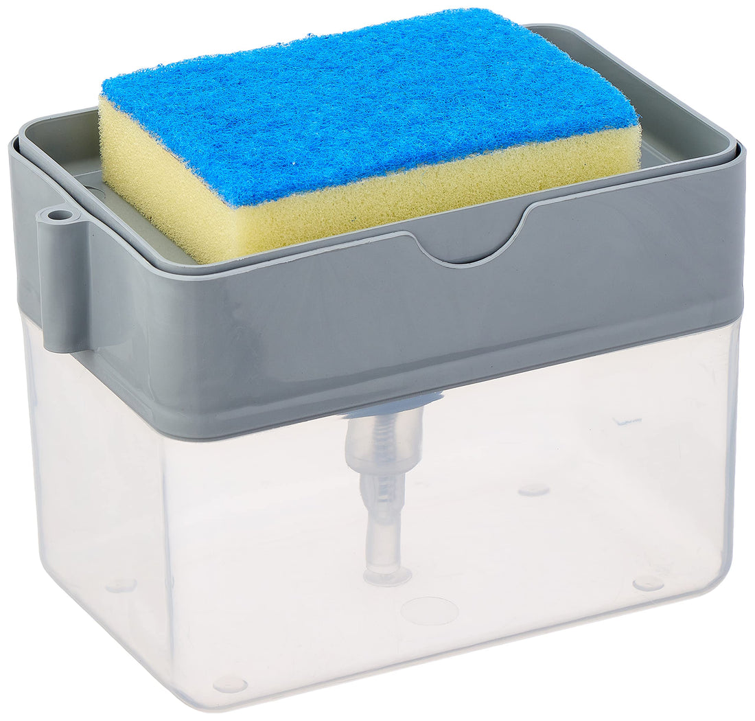 Portal Kabas Plast Plastic Soap Dispenser With Sponge Holder - Multi Color