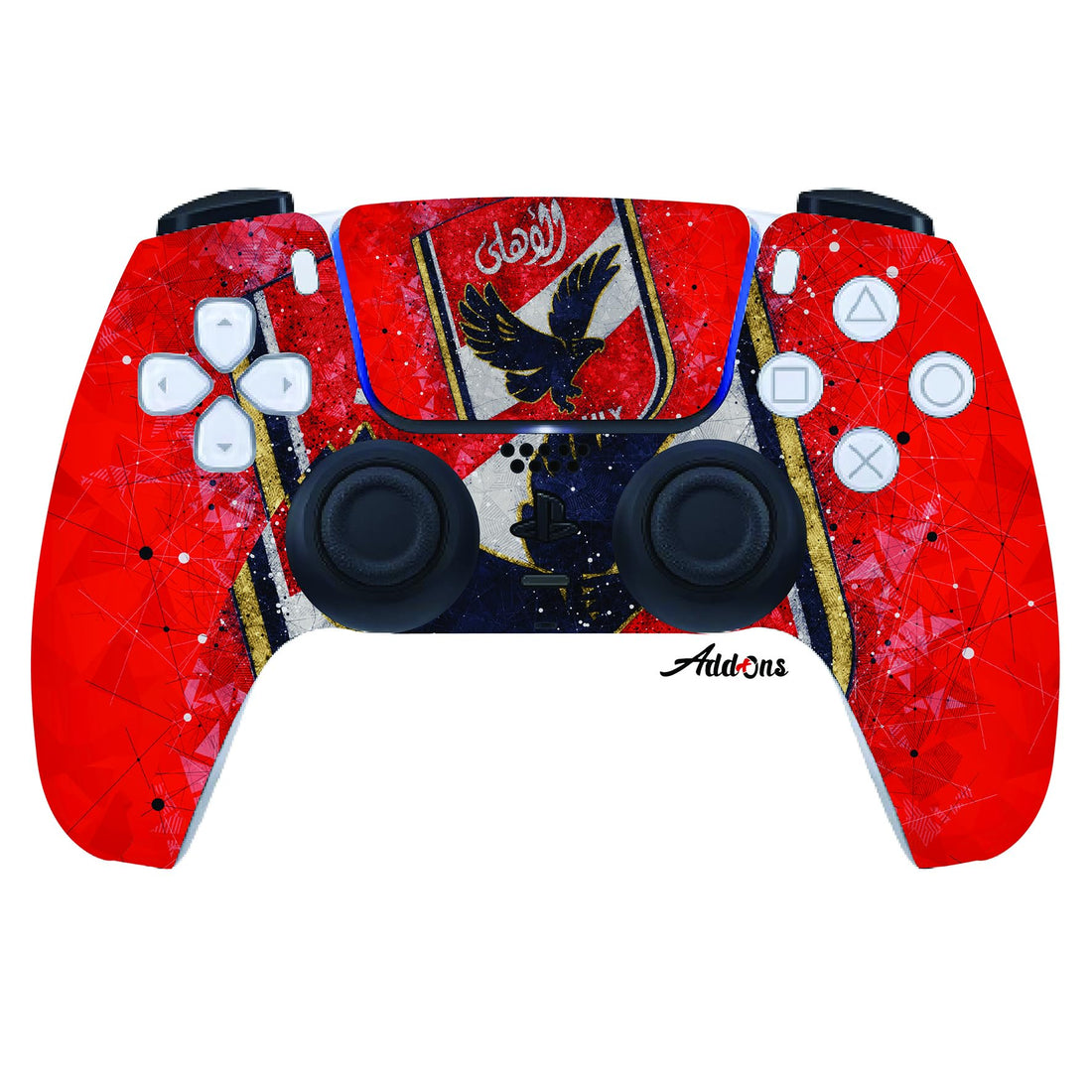Add-Ons PS5 Al Ahly SC #4 Skin Sticker Compatible With Playstation 5 Controller