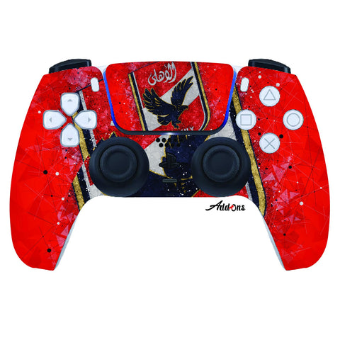 Add-Ons PS5 Al Ahly SC #4 Skin Sticker Compatible With Playstation 5 Controller