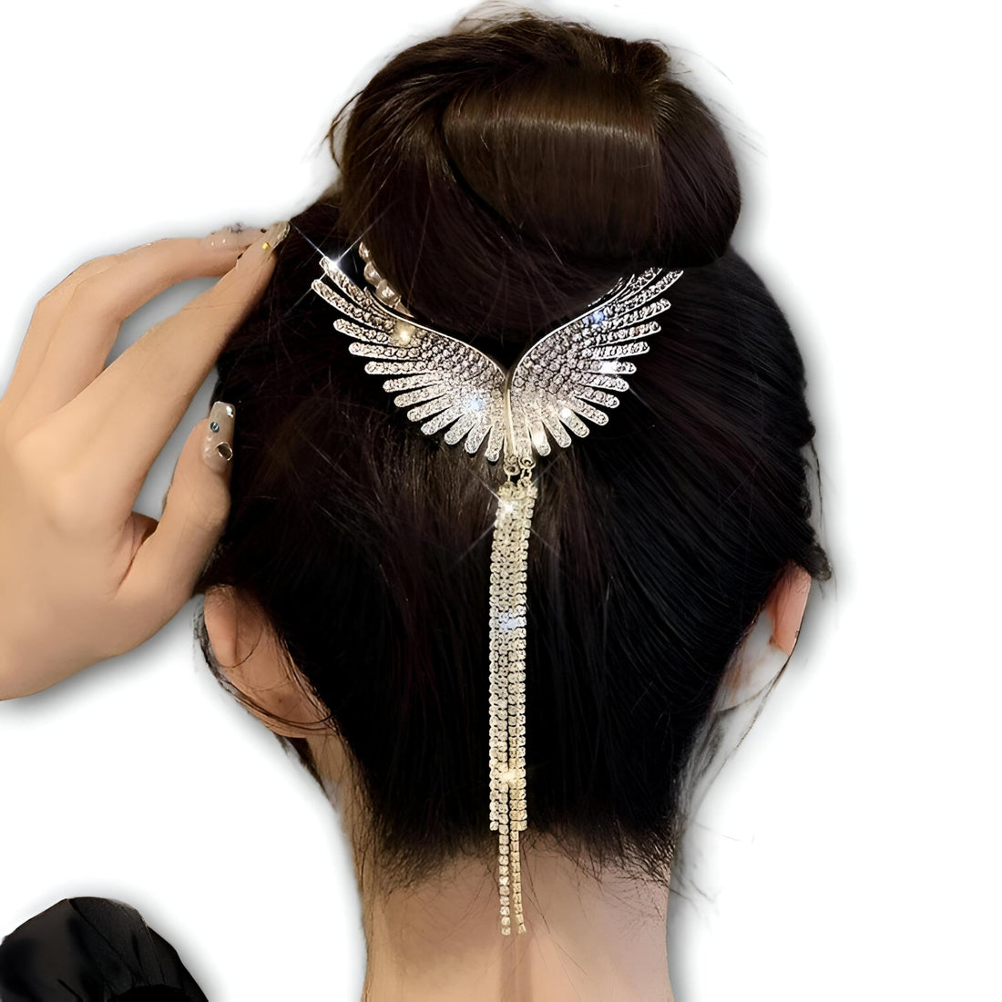 Chic Metal Hair Accessory - Unique Random-Form Hair Tuck for Festive Events and Parties, Designed to Add Feminine Elegance, Durable, Light and Easy to Style
