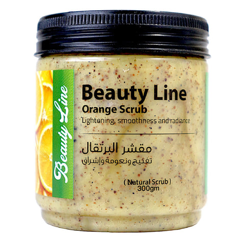 Beautyline Orange scrub, 300 gm