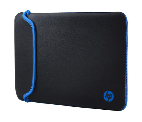 HP 14 Inch (35.5 cm) Black & Blue Reversible Neoprene Sleeve for Laptop/Chromebook/Mac