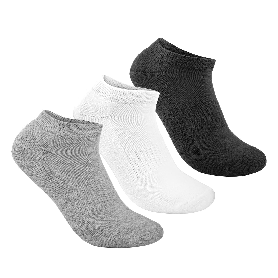 STITCH Mens Pack of 3 Half Terry Ankle Casual Socks