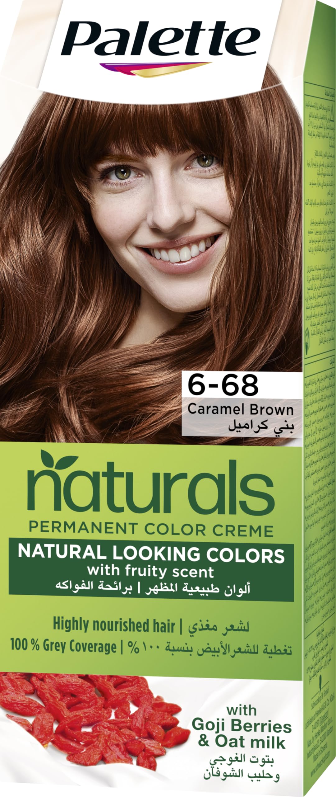 Palette Permenant Natural Colour 6-68 Caramel Brown 50 ml