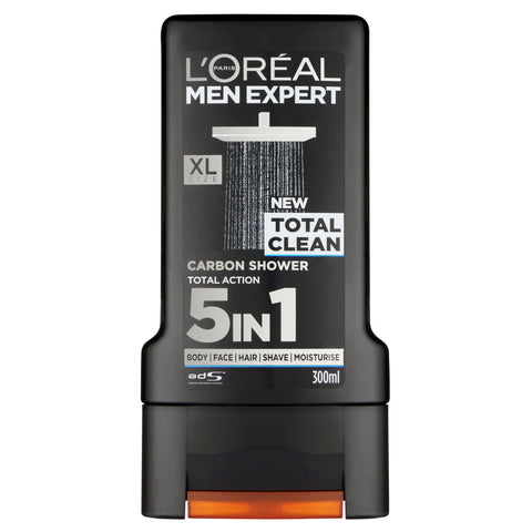L'Oréal Men Expert Total Clean Shower Gel, 300ml