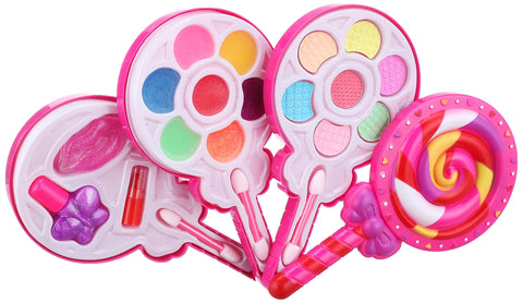 Kid makeup box set toys lollipop dressing cosmetics girls toy plastic safety beauty pretend play children makeup girl game gift
