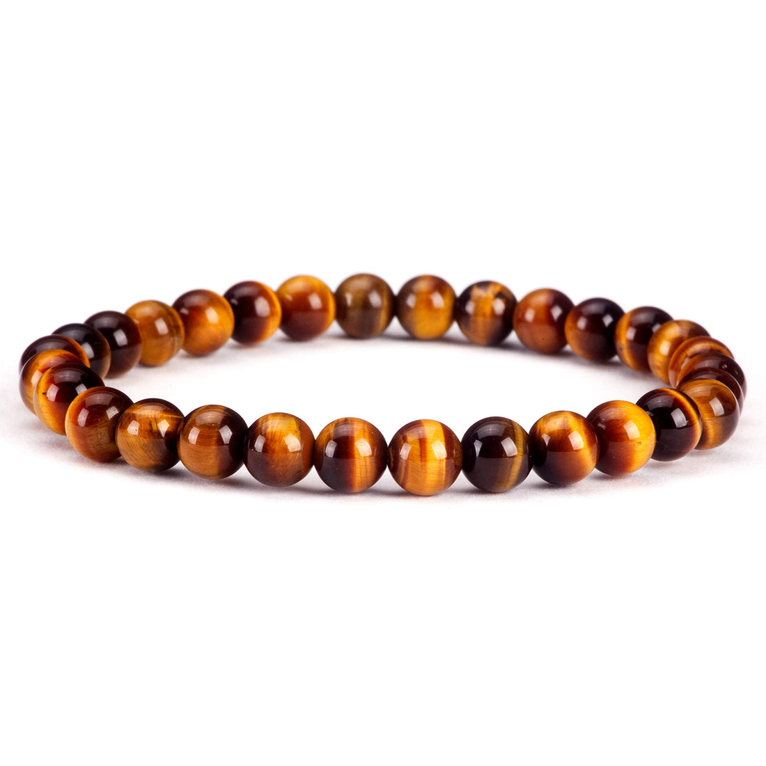 Cherry Tree Collection - Small, Medium & Large Sizes - Gemstone Bead Bracelets for Women Men Teens - 6mm Round Beads