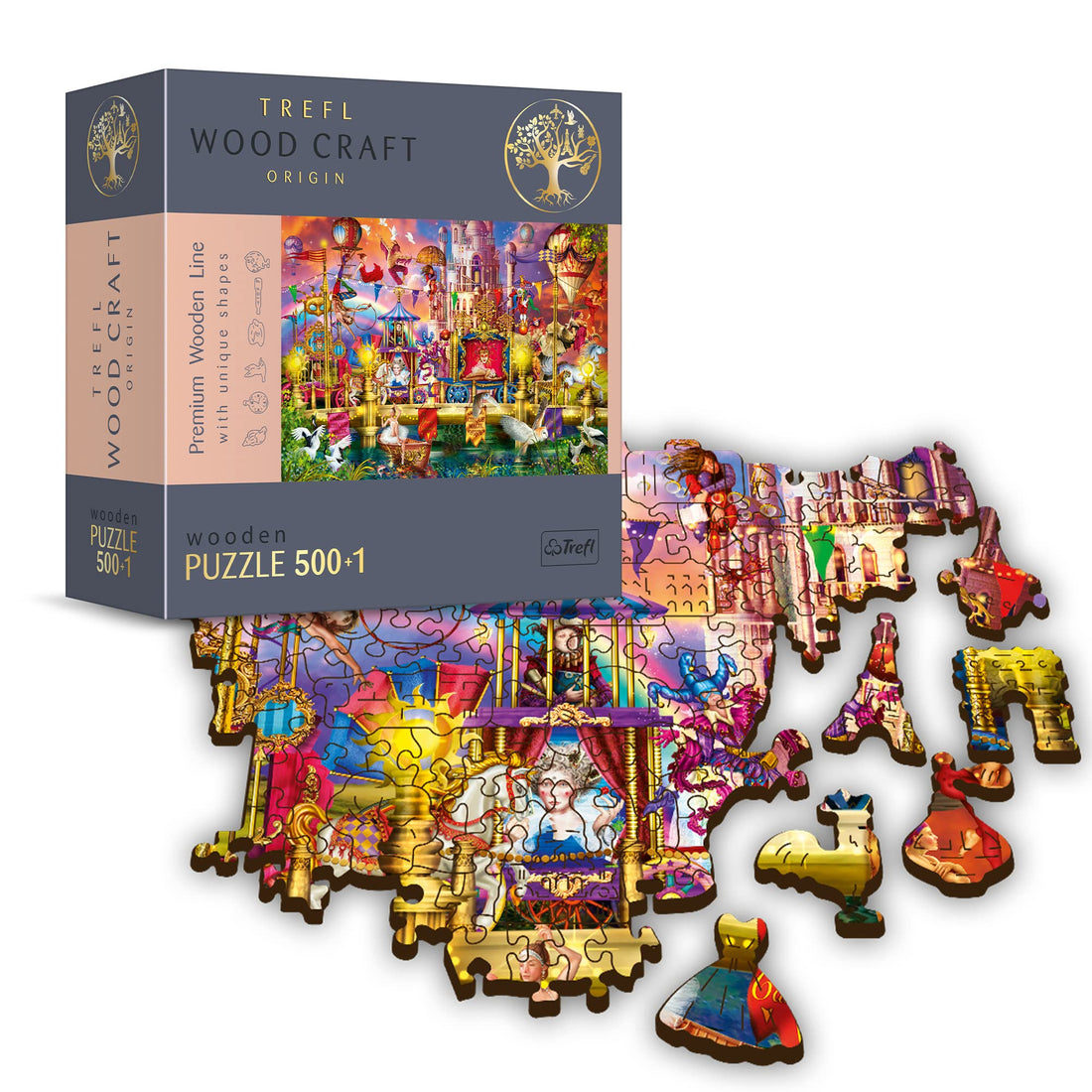 Puzzles - "500+1 Wooden Puzzles" - Magical World