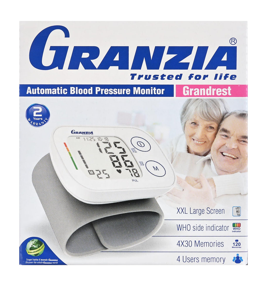 Granzia Grandrest Blood Pressure Monitor
