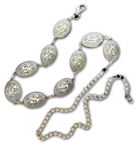 Belt Chain-A modern belt with a luxurious Concho design Made for modern women who seek excellence and elegance, it easily matches any dress