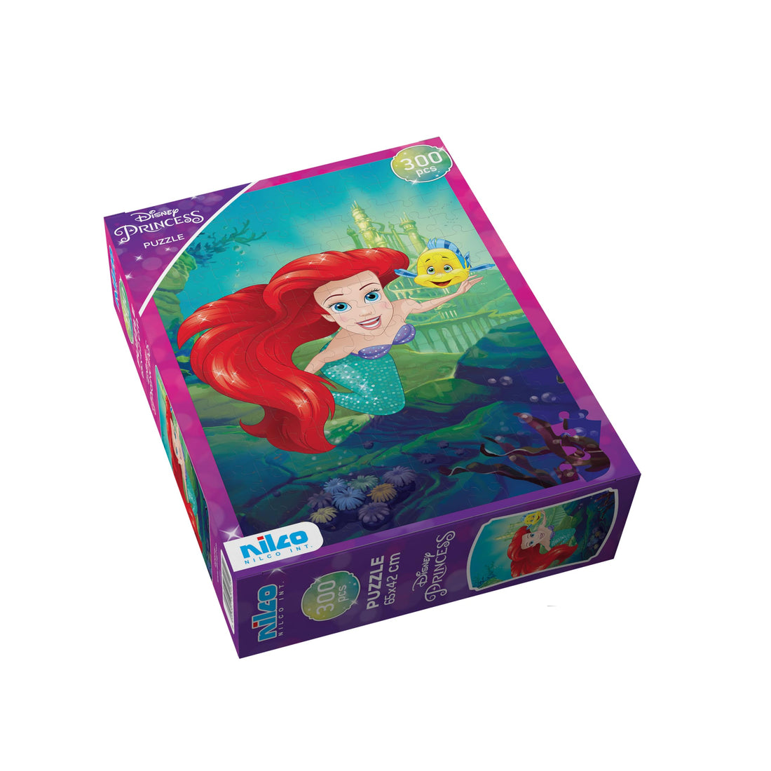 Nilco Disney Ariel Puzzle, 300-Pieces, 65 cm x 42 cm Size