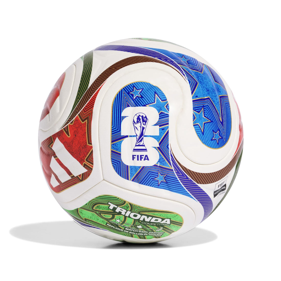 Adidas World Cup 26 Trionda Competition Ball For Unisex White 5