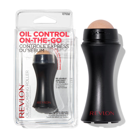 Revlon Oil Absorbing Volcanic Face Roller, Reusable Facial Skincare Tool & Massager for Sebum Control On The Go (One Size) Matte Finish Unisex, 1 Count (Pack of 1)