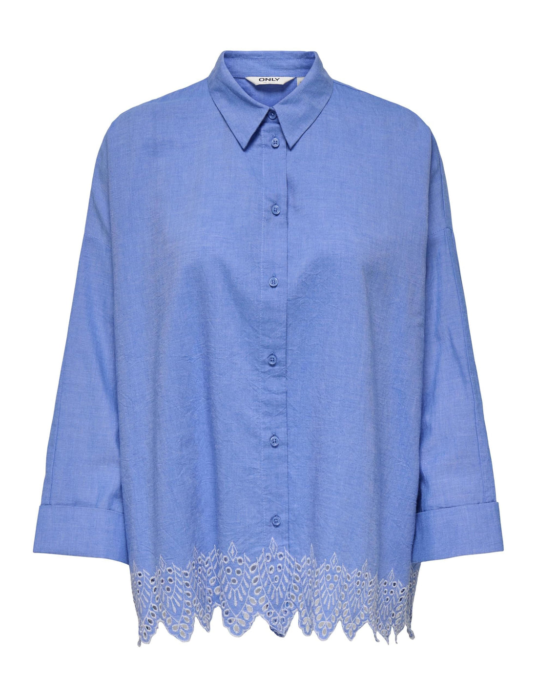 ONLY Womens ONLGRACES TULUM LS EMB SHIRT WVN Modern