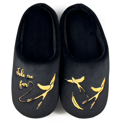 Shib Square Women Take Me Far Away - Home Slippers