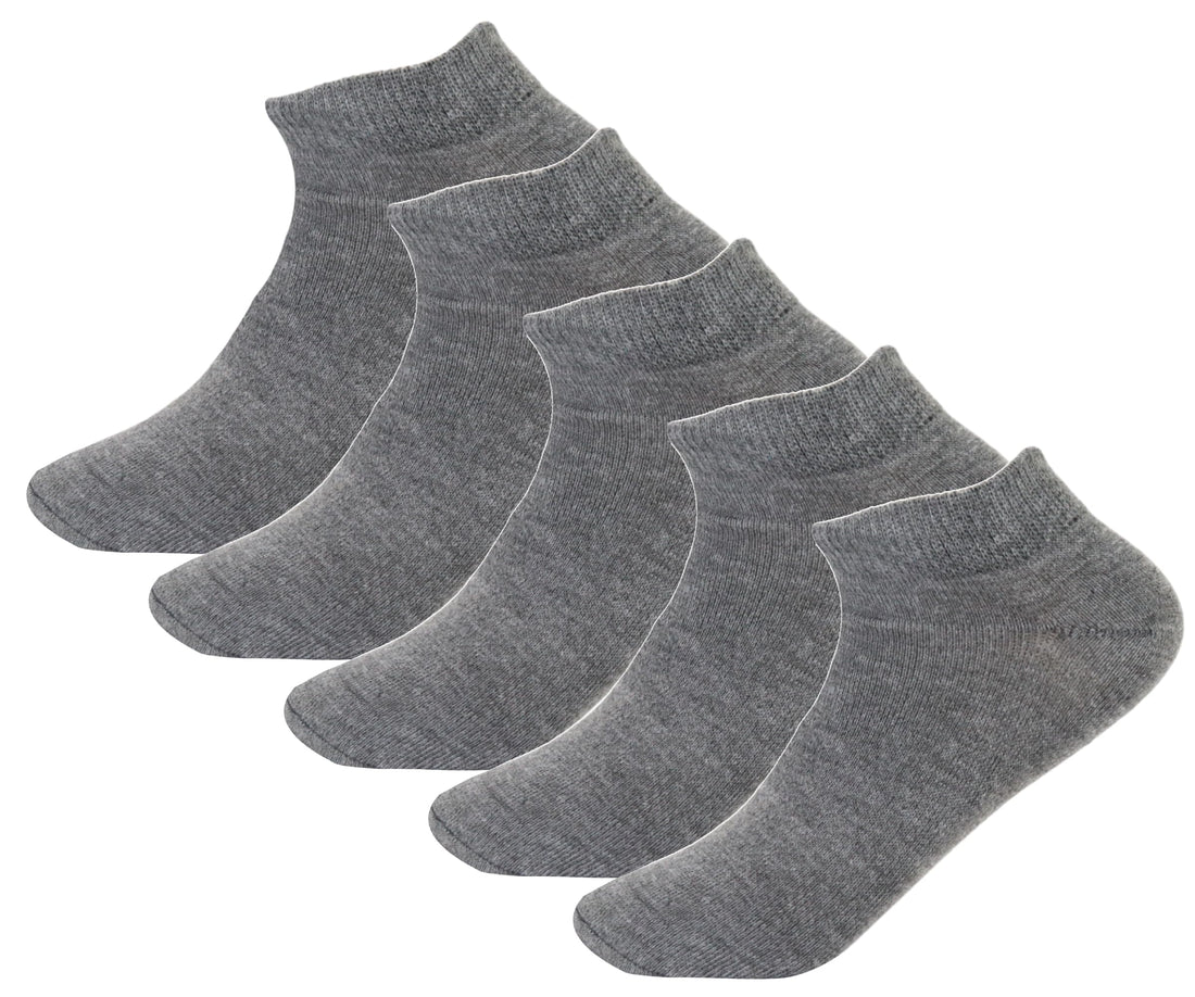 White Flower Unisex Set Of 5 Pieces Ankle Socks Socks (pack of 1)