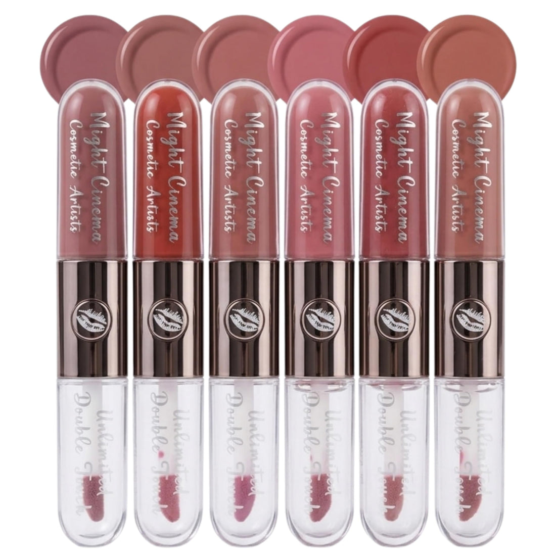 (BUY 3 GET 3 FREE) 2x1 Lip Gloss&Lipstick Super Matte, Multiple colors suitable for all occasions.