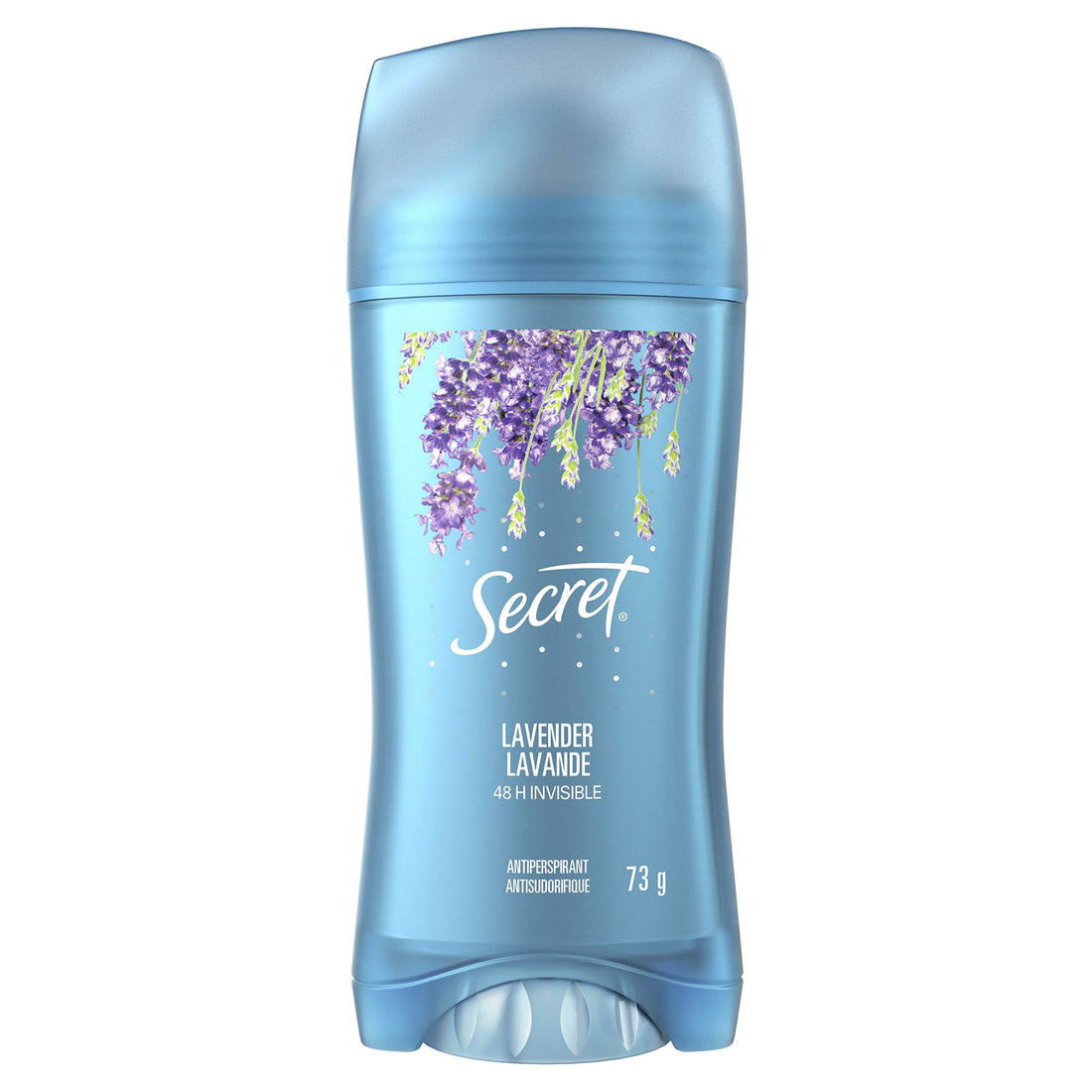 Secret Invisible Solid Antiperspirant and Deodorant, Lavender Scent, 73 g