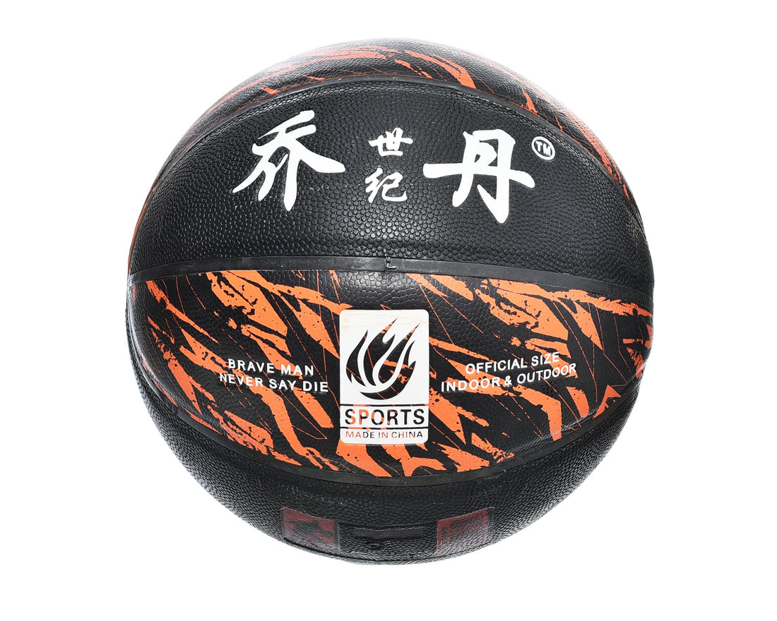Lux High Quality Basketball For Better Experience - Black Orange