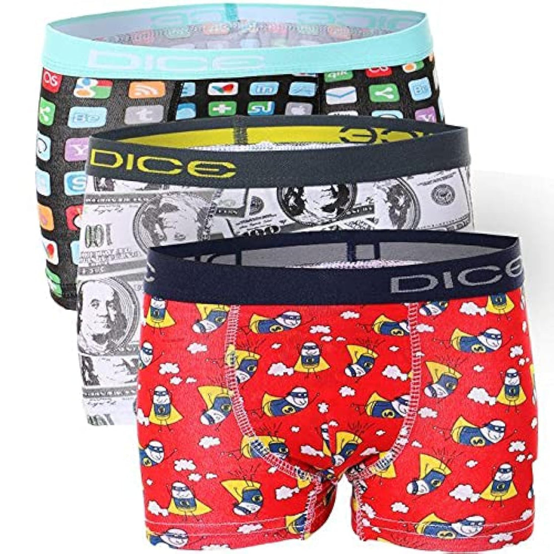 Pack of 3 Printed Cotton Boxer For Boys