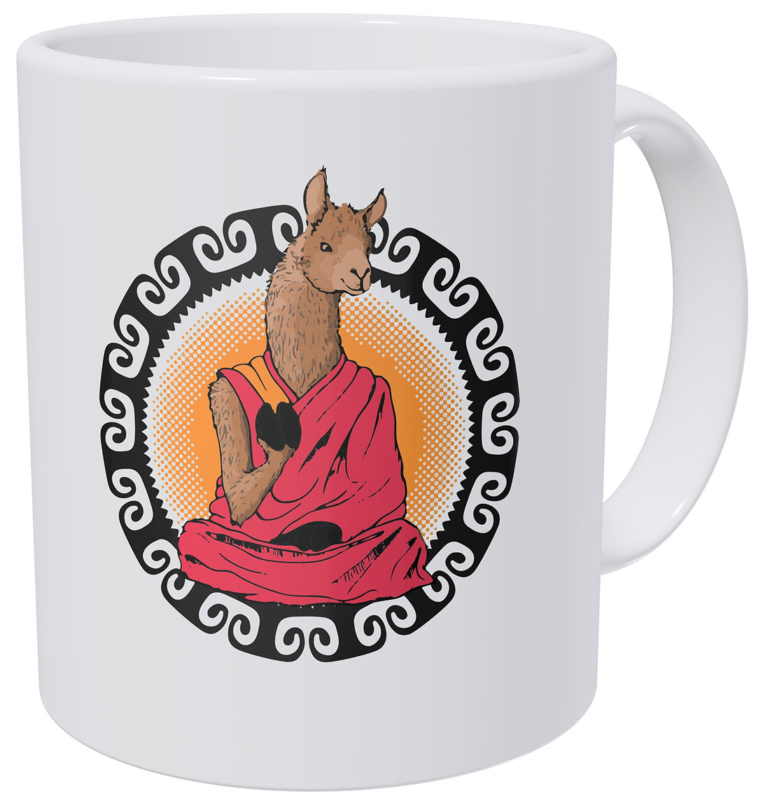 Wampumtuk Dalai Llama Lama, Buddhism, Monk 11 Ounces Funny Coffee Mug